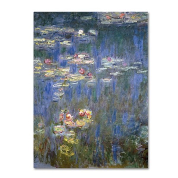 Trademark Fine Art Claude Monet 'Water Lilies IV 1840-1926' Canvas Art, 24x32 BL01466-C2432GG